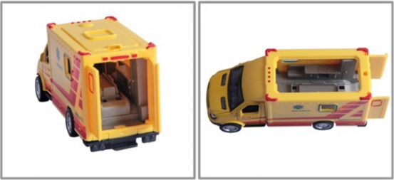Auto Ambulance Metaal/Kunststof