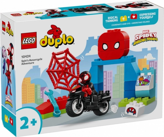 LEGO DUPLO Spidey en Avonturen op de motorfiets