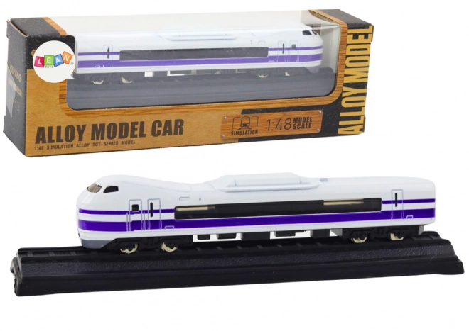 Modelverzamelaar Treinwagon 1:48 metaal wit/paars