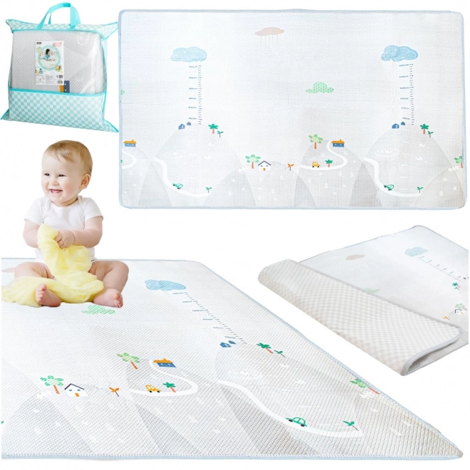 Educatieve speelmat met meetlint 200x180x1cm