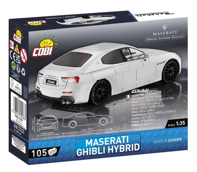 Klemmbaustein-Set MASERATI Ghibli Hybrid 1:35 von COBI