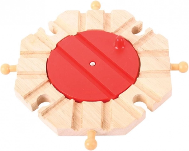 Pont tournant à 8 sorties Bigjigs Rail