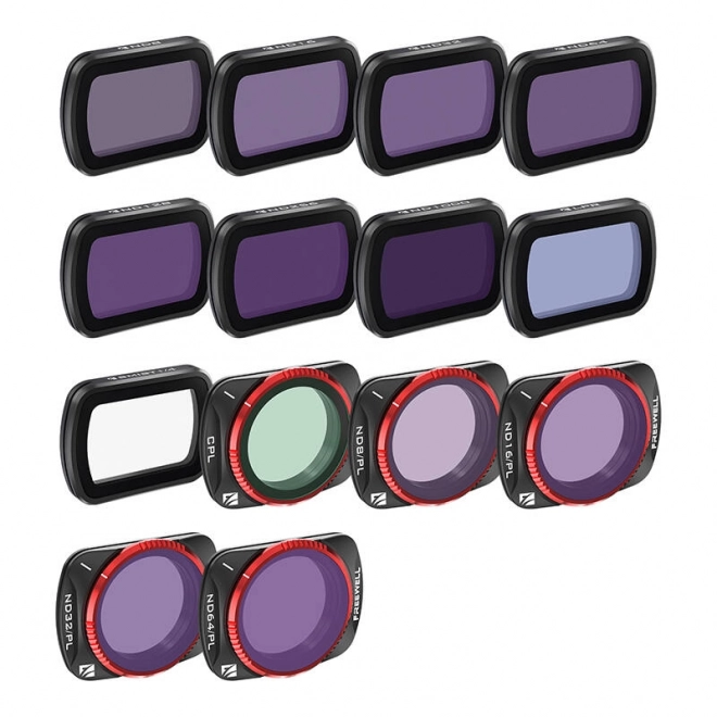 set van 14 Freewell-filters voor DJI Osmo Pocket 3