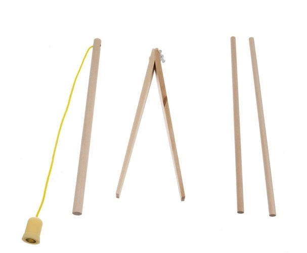 Houten kinderspel Vissen vangen