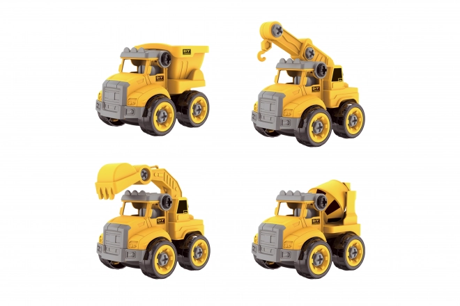 Auto schroevende bouw 4 stuks 13 cm