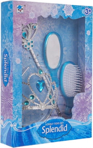 Blauwe set voor kleine prinsessen