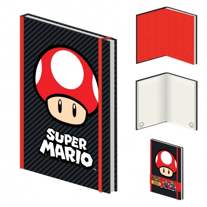 Super Mario Block A5 Premium Pilz