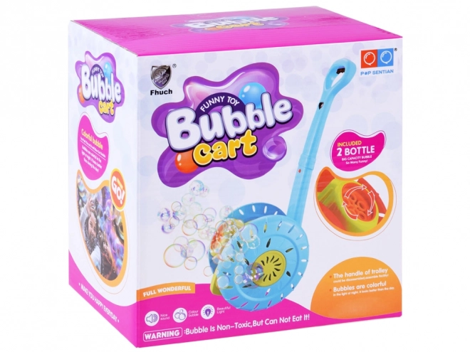 Machine à bulles pousse-pousse pour enfants