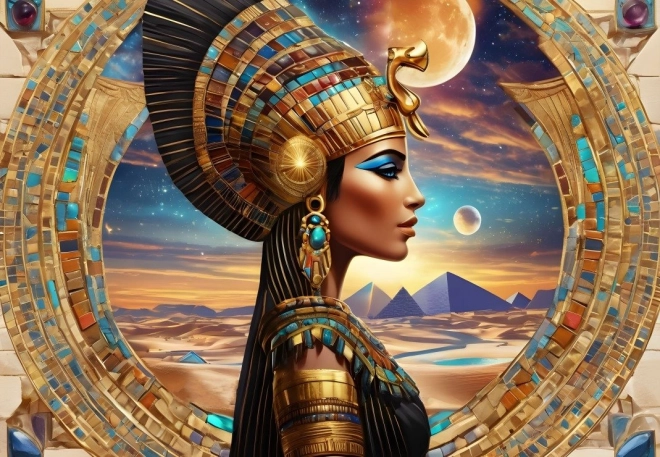 Puzzel Egyptische schoonheid 1000 stukjes