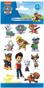 Tijdelijke tattoos Paw Patrol – 12 stuks