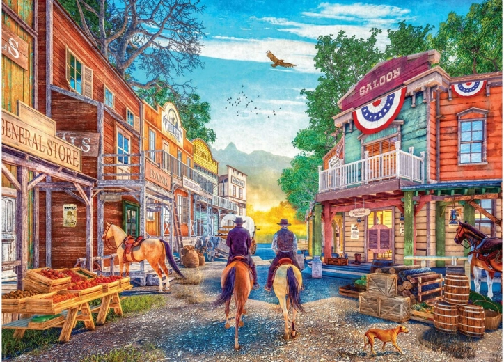 Puzzle Wilde Westen 1000 stukjes EUROGRAPHICS