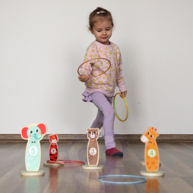 Tooky Toy Wooden Target Toss Game
