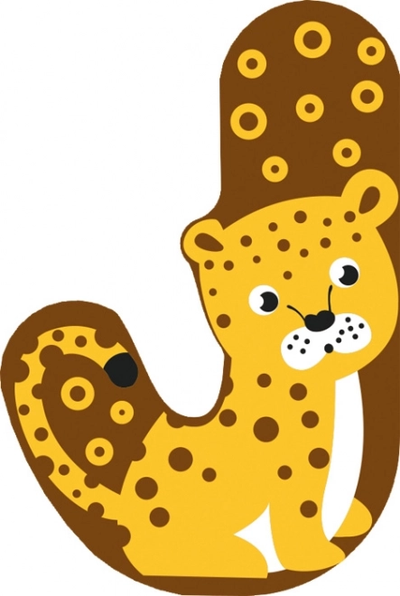 Houten letter J Small Foot