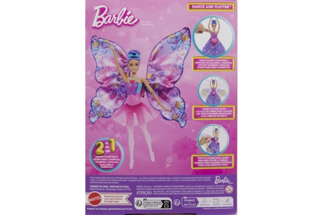 Barbie Dansende pop met vlindervleugels HXJ10