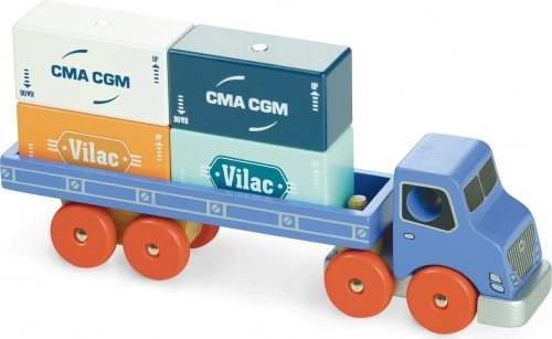 Magnetic containers for easy loading