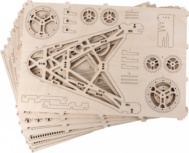 WOODEN CITY 3D puzzel Molen 222 delen