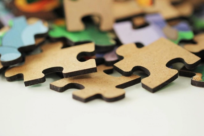 Houten puzzel schattige pinguïns 25 stukken