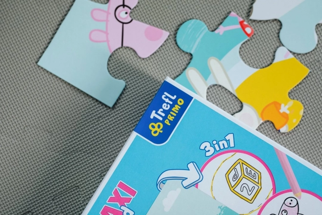Dubbelzijdige puzzel Peppa Pig SUPER MAXI 24 stukjes