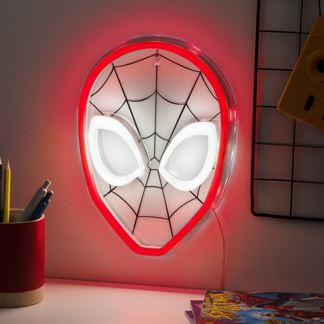 Neonlicht Spiderman