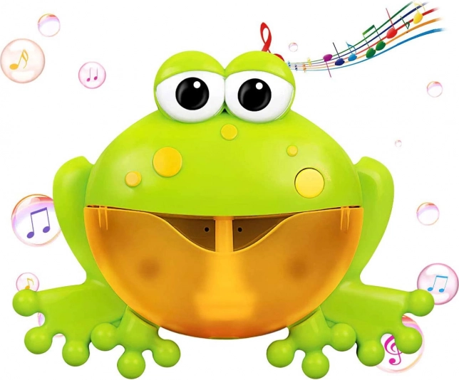 Cheerful melody while making bubbles