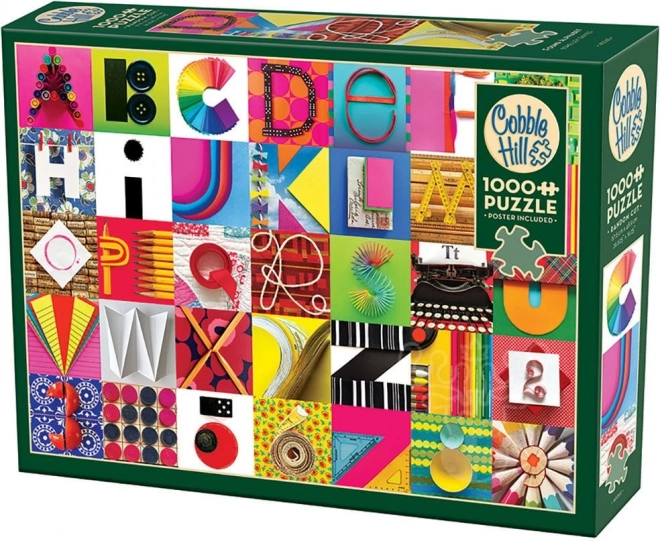 Puzzel Cobble Hill gevonden alfabet 1000 stukjes