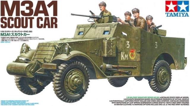 Maquette en plastique M3A1 Scout Car