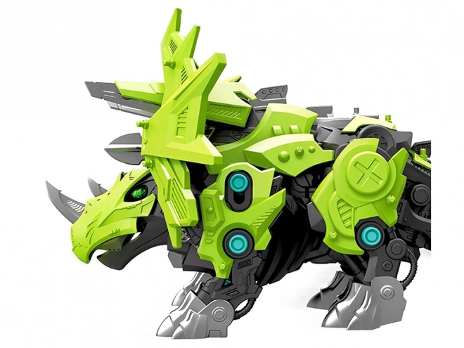 Bewegend model van een mechanische robot Triceratops
