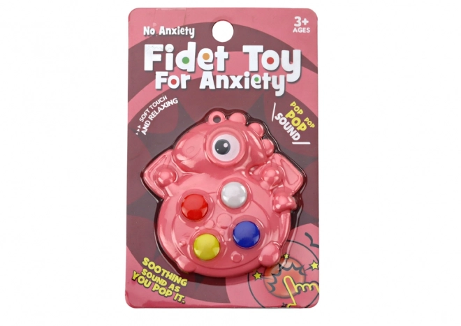 Roze dinosaurus Pop It antistress speeltje
