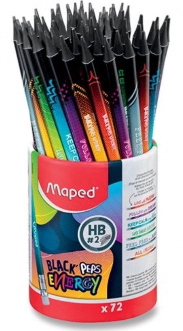 MAPED Grafietpotlood Black'Peps Energy 1st (mix)