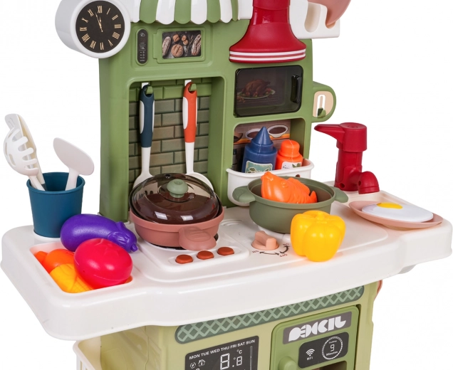 Functionele kraan met stromend water