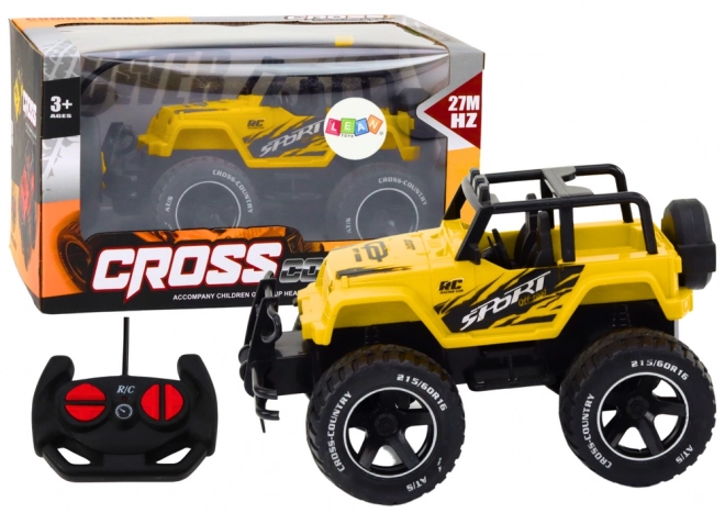 Renn-RC-Geländewagen 1:18 gelb