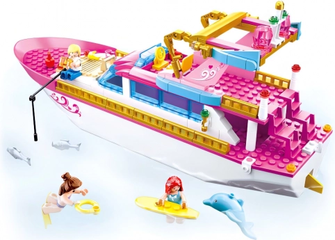 Yacht de luxe riche en détails