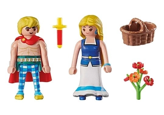 Set Asterix Tragikomik und Falbala