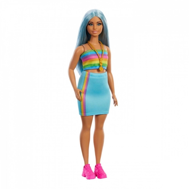 Barbie Fashionistas long blue hair