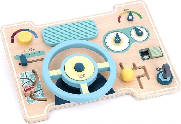 Vilac Houten dashboard met stuur voor kinderen