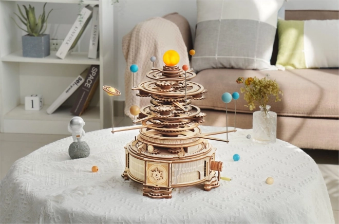 RoboTime 3D houten mechanische puzzel Planetarium