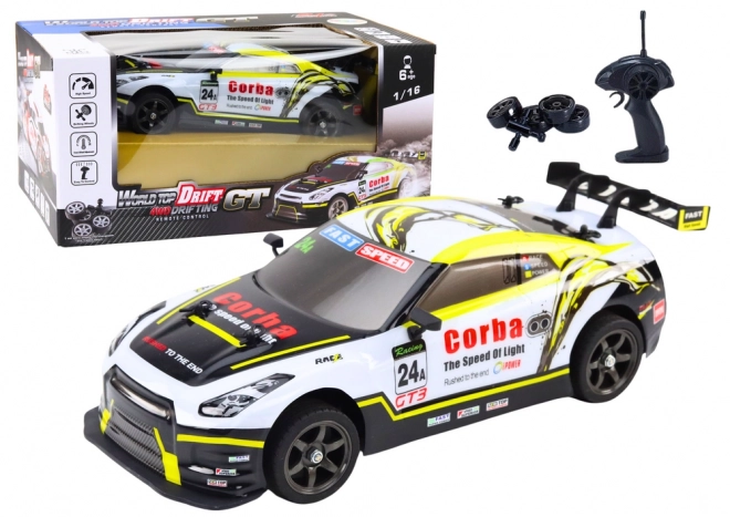 RC Drift Sports Car 1:16 with Interchangeable Wheels