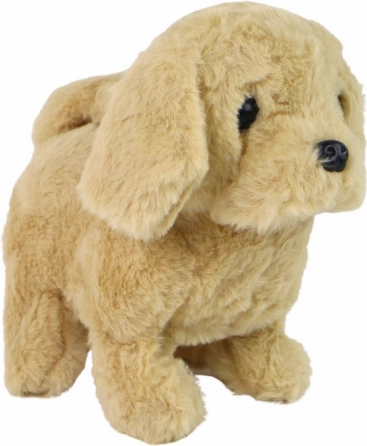Interactive Walking Barking Toy Dog Beige