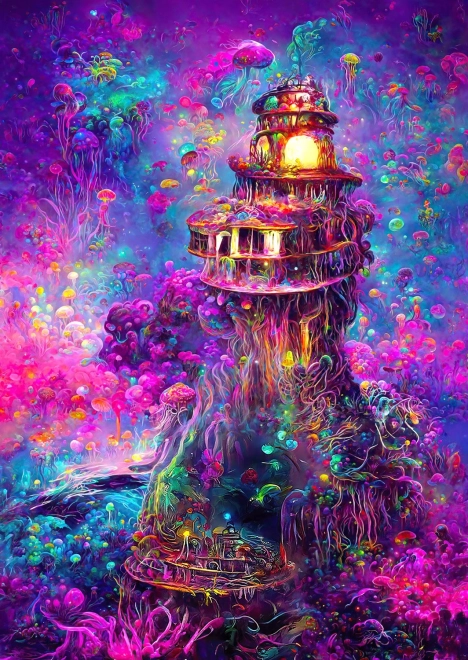 Enjoy puzzle Phare sous-marin 1000 pièces
