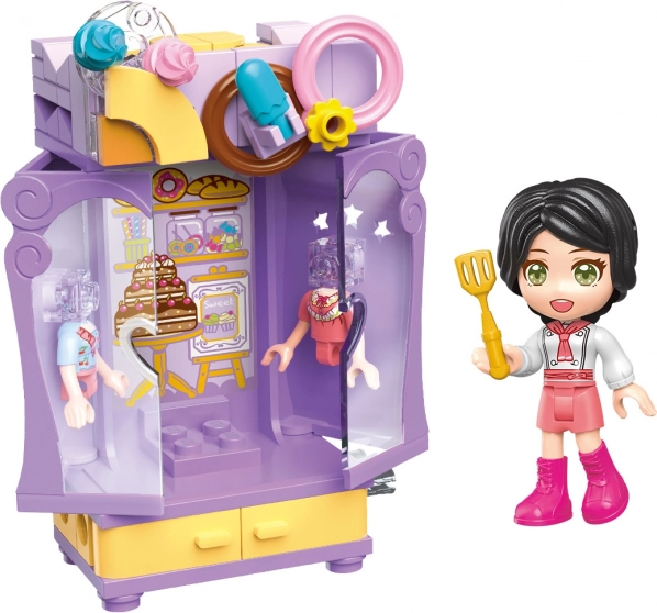 Qman UNA Series baker’s wardrobe building set
