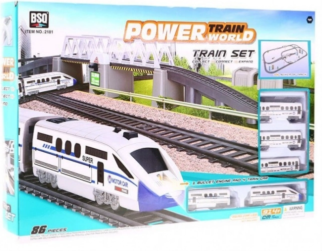 Kinder Speelgoed Rails 914 cm met Trein en Accessoires