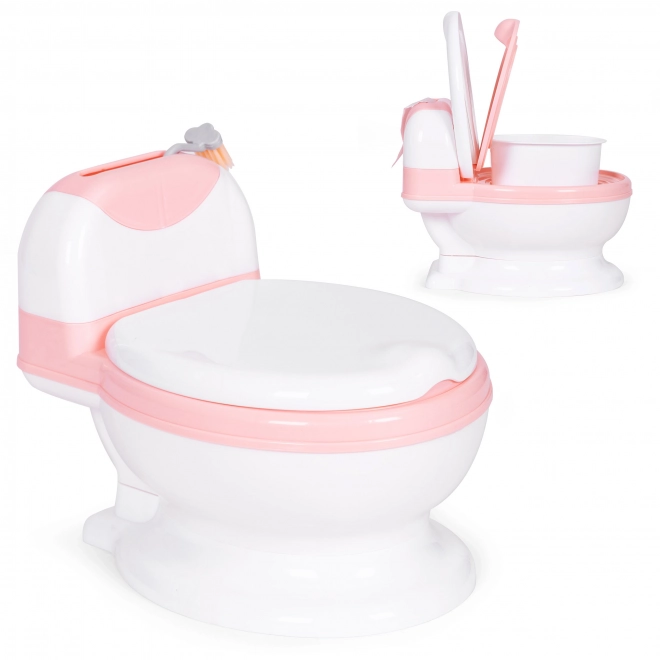 Pot de toilette avec insert amovible, siège de toilette pour enfants fermable et brosse ECOTOYS