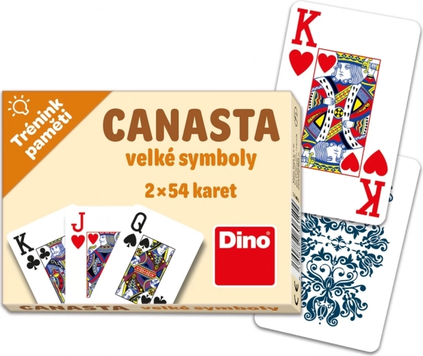 Memory Training: Canasta with Large Numbers