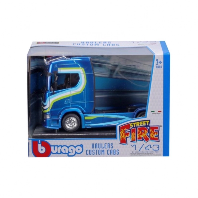 Bburago 1:43 Vervoerders Aangepaste Cabines Scania 770S – Blauw