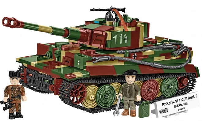 Model tank Tiger I van 870 stenen