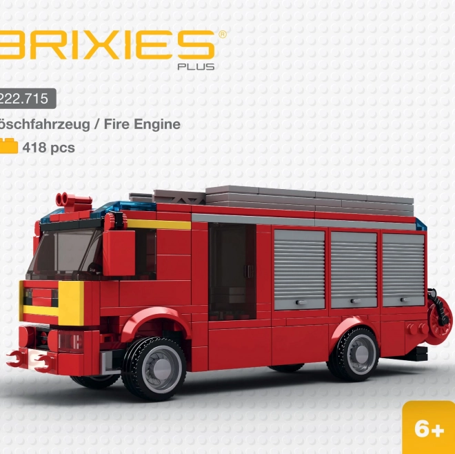 Brixies Plus Camion de Pompier en Kit