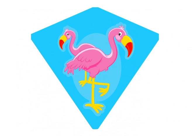 Vliegerende draak flamingo 68 x 73 cm - Tsjechische verpakking