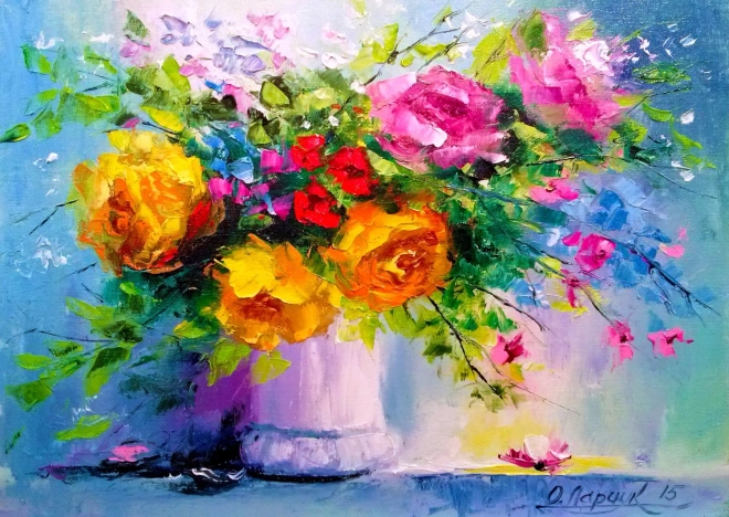 enjoy puzzle roses 1000 pièces
