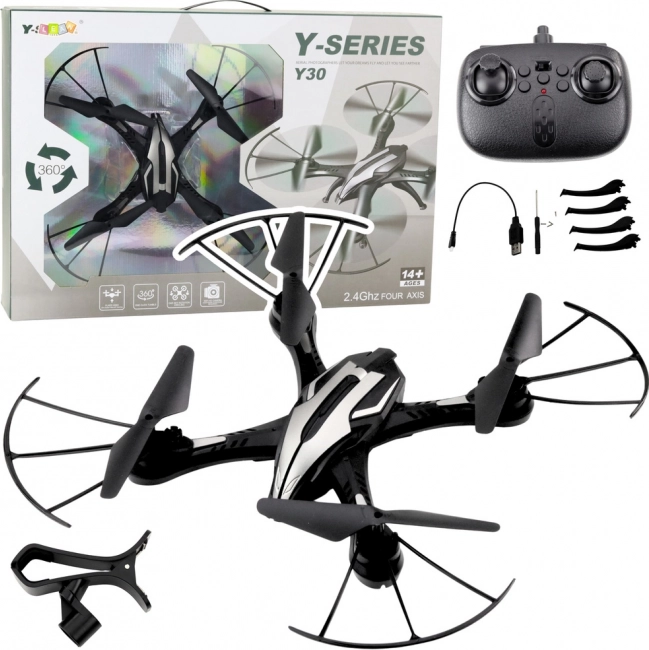 Drone Y30 avec lumières LED et rotation à 360°