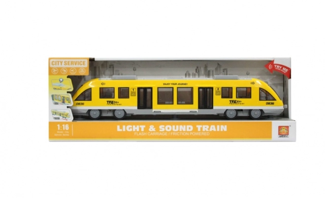 Yellow Flywheel Tram 1:16